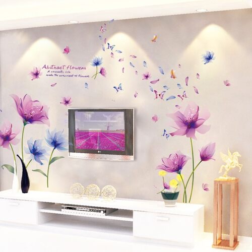 Living room TV background wall paper decoration 3d solid