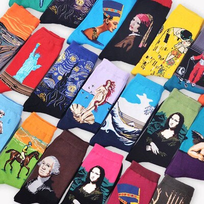 Hot Dropshipping Autumn winter Retro Women New Art Van Gogh