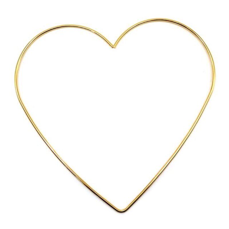 Love Heart Metal Craft Hoops Dream Catcher Rings 适用于 Drea