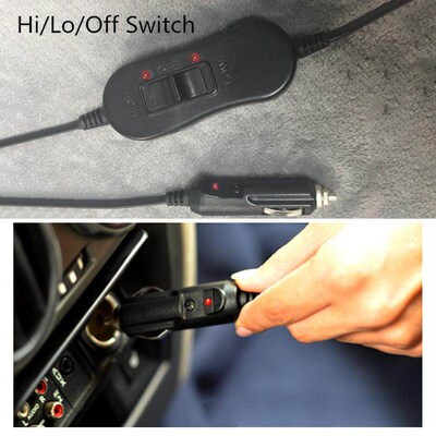 12V Car Heating Blanket Winter Heated 145X100cm Lattice Ener