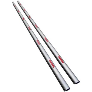 道尔杆7*道尔银色椭圆带胶条门卫栏杆小区升降杆挡杆