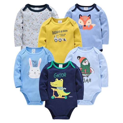 2023 Baby Bodysuit Long Sleeve Spring Autumn Girls Boys Clot
