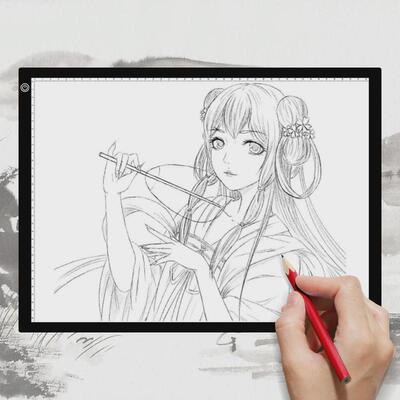 A4 LED Graphics Drawing Board Light Box Tracing Table Pad