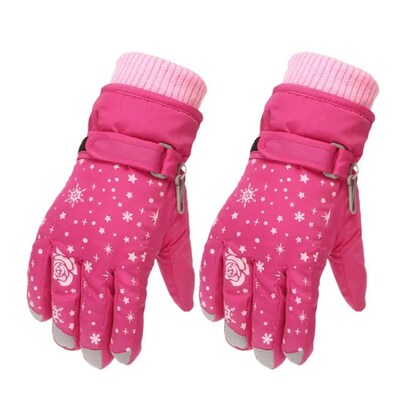 Girls Snow Snowboard Thicken Warm Waterproof Children Skiing