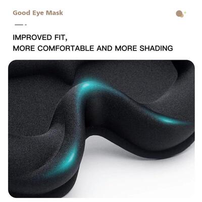 3D Sleep Mask Blindfold Sleeping Aid Eye Mask Soft Memory Fo