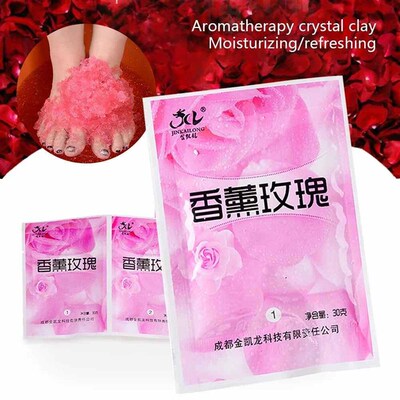 10 pz/5set piede ammollo sali pediluvio fango di cristallo c