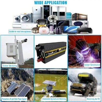 Pure Sine Wave Inverter 12V/24V/48V/60V To 110V 220V