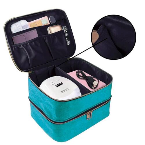 Nail Polish Organizer Handheld Double Layer CosmeticOrganize