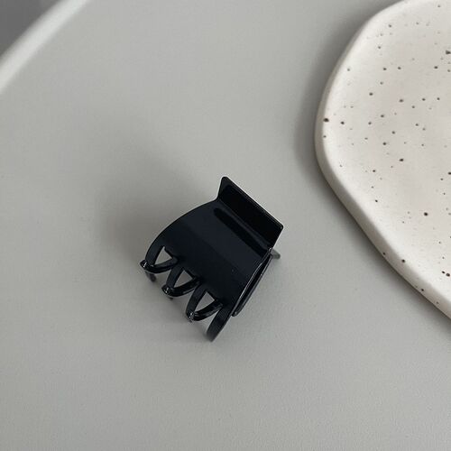 Net red black small metal grabbing clip hair clip headdress