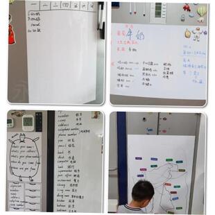 Whiteboard attached to blackboard magnetic writing board白板