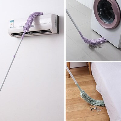 extended gap cleaning duster retractable bed bottom sweeper