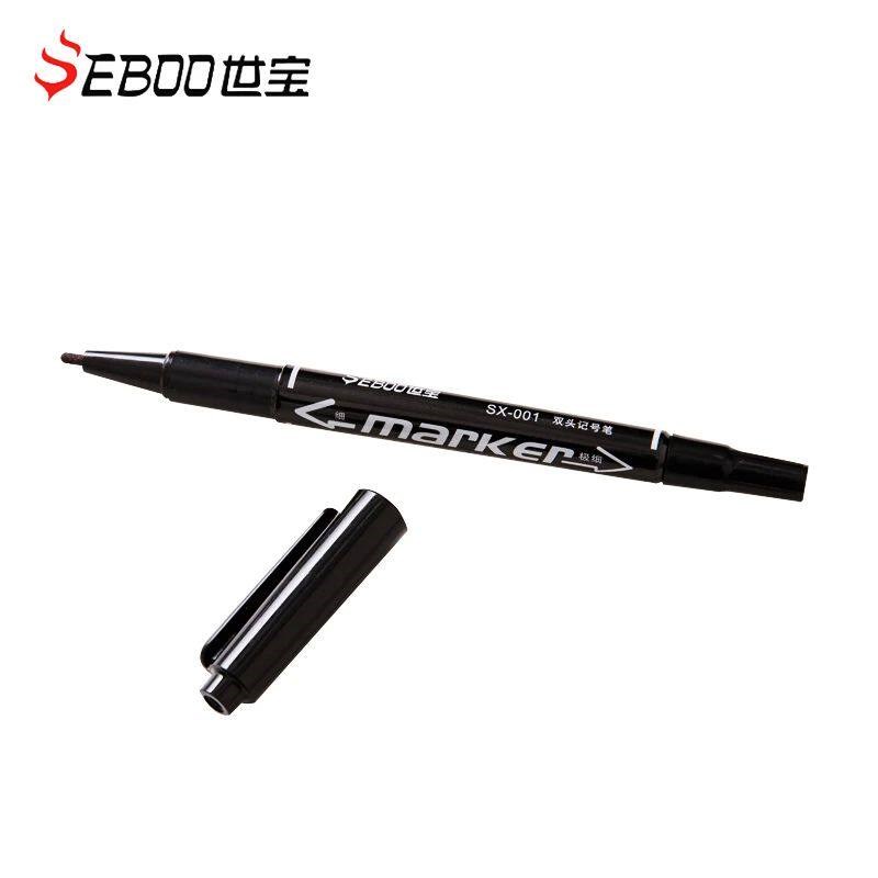 10pcs/set Twin Tip Permanent Art Markers Pens Fine Point Wat图片