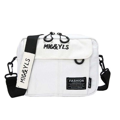 Canvas Bag Womens New All-match Crossbody Small Square Bag