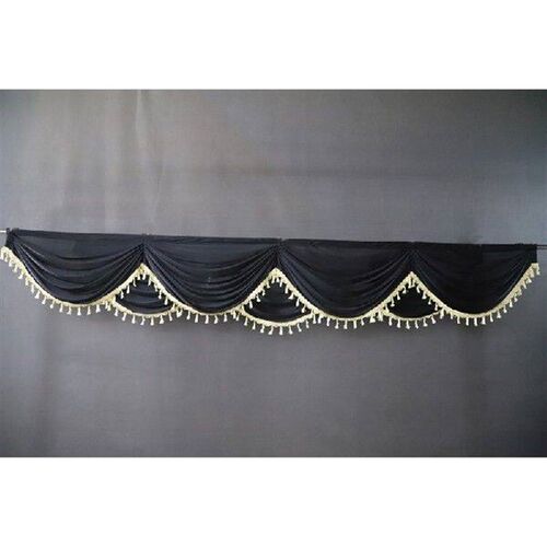 3/6M Faux Silk Swag Drape For Wedding Backdrop Curtain