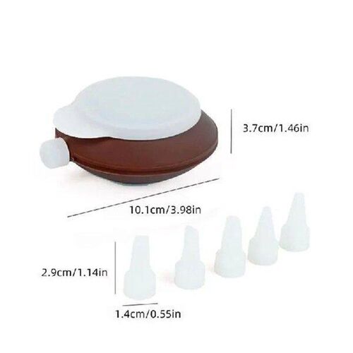useful Patterned Mouth Cake Decoration Silicone Macaron