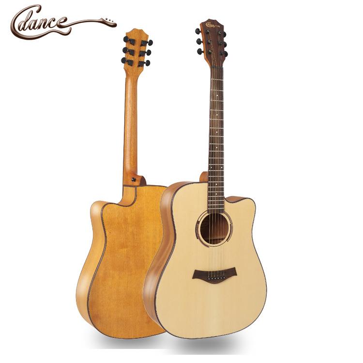 40-41寸哑光云杉合板缺角吉它奥古曼吉他电箱琴guitar贴牌订制OEM