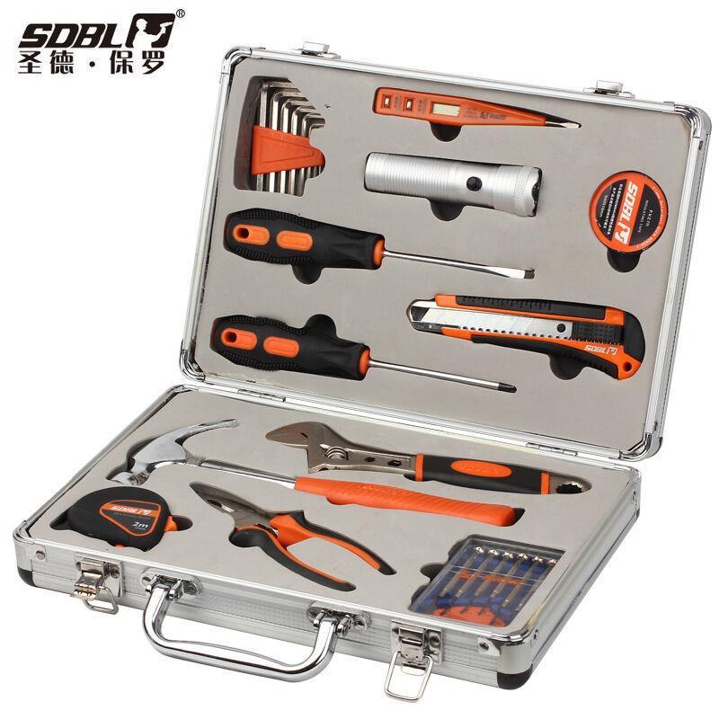 圣德保罗29件套壕华型工具组合维修工具套装家用车用工具箱BL-016