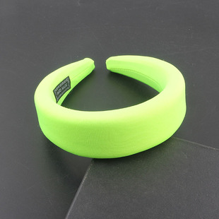 New Sponge Headbands for Women Solid Color Tiara Baroque He