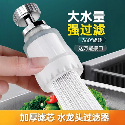 Kitchen faucet splash guard with a universal swivel extensio