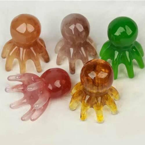 1/3pcs mix Cute Octopus Scalp Massage Comb Resin Hair Care S