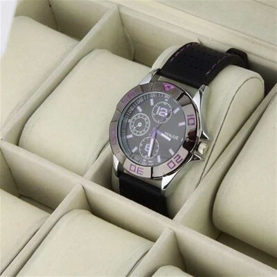 10 Grid Watch Display Case Jewelry Collection Organizer BOX