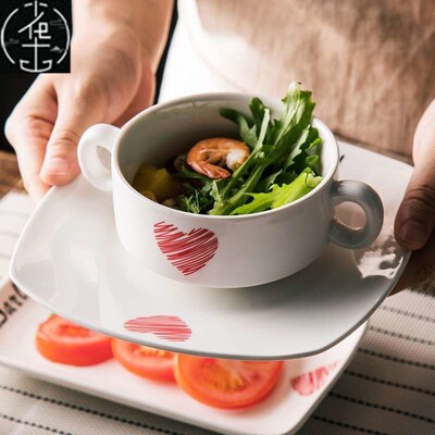 18-piece set of bowls and plates set of ceramic bowls and pl