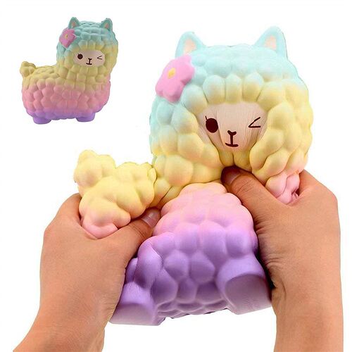 Cute Sheep Alpaca Squishy Toy Cute Galaxy Slow Rising Animal