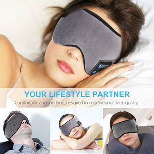 Sleeping Sleep Headphones Mask Blue Eye Bluetooth