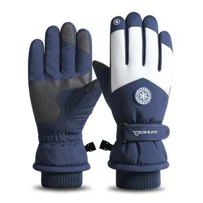 Waterproof Ski Gloves Women Winter Touch Screen Snow Gloves