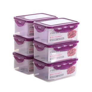 kitchen plastic food fruit storage box crisper container tan