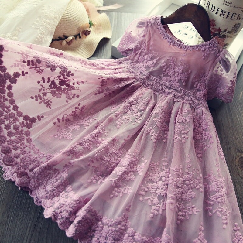 Summer Girl Dress Casual Baby Girls Clothes Kids Dresses For图片