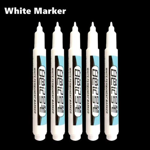 1/4Pcs White Permanent Paint Pen set for Wood Rock Plastic L