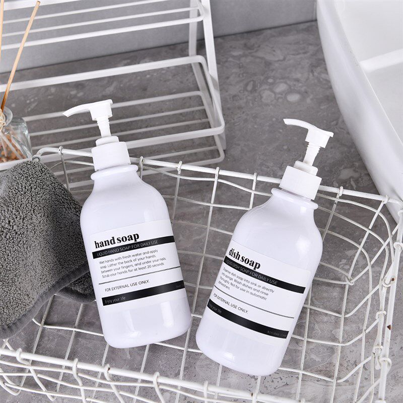 500ml PET Soap Dispenser Bottle Cosmetic Lotion Soap Hand Sa图片