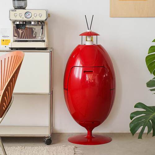 Space trash can creative bedroom kitchen large paper basket