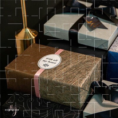 gold paper birthday christmas wrapping paper metalic gift