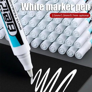 1pc White Acrylic Marker Paint Pen for Wool Canva Tire Glass