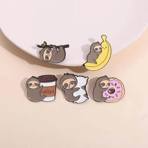 31 Styles Cartoon Animal Collection Enamel Pins Cute Cat