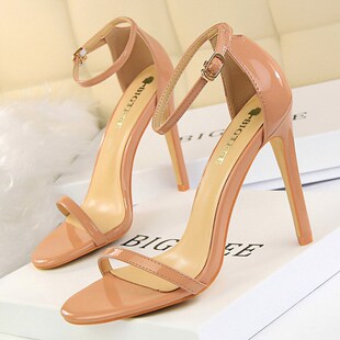 Shoes Super High Heels 11cm Women Shoes Patent Leather Woman