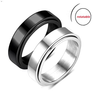 Anti Stress Anxiety Fidget Spinner Couple Rings For Lovers R