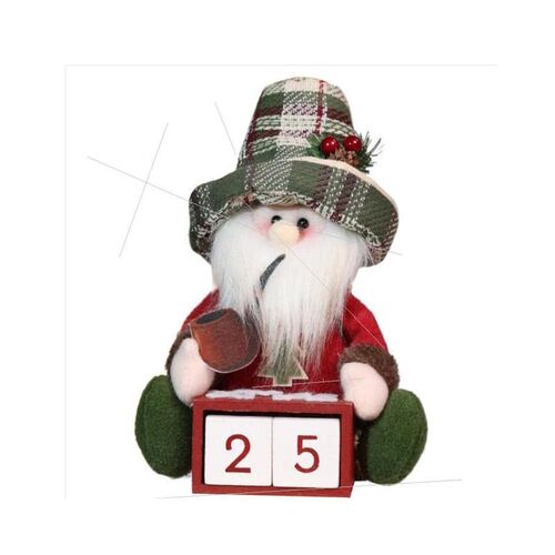 Christmas calendar old man figure tabletop decoration圣诞