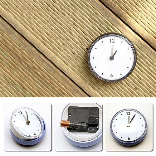 Cute Waterproof Sucker Alarm Clock Cartoon Kitchen Bathroom