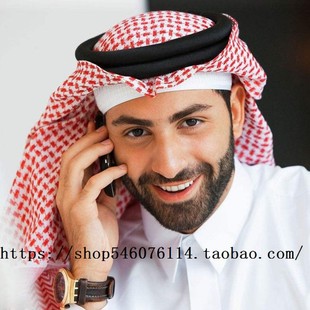 阿拉伯阿联酋沙特男迪拜缠头巾头箍Men Headscarf Arab Headband