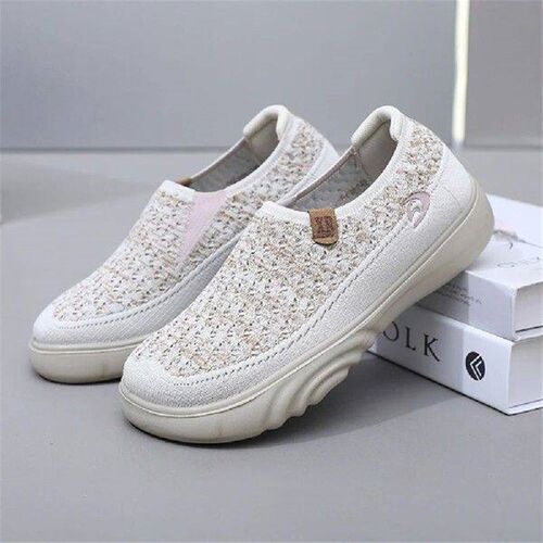 Women Anti Slip Slip On Flats Breathable Lightweight