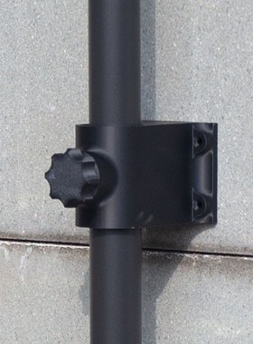 遮阳伞固定夹贴墙壁安装固定配件栏杆半边伞固定器