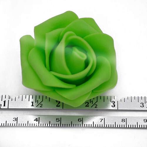 50Pcs 4cm Rose Heads Foam Artificial Flower Decoration for跨