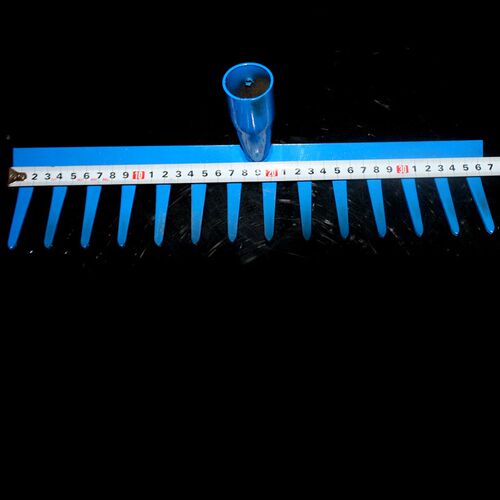 Gardening Rake Head with 14 Teeth Sprayed Plastic Integrated