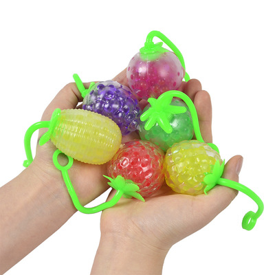 Squishy Fidget Toy squeezy Stress yo-yo ball水果悠悠球捏捏乐