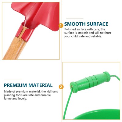 Green Children Gardening Tools Kids Shovels Toddler Beach Bu