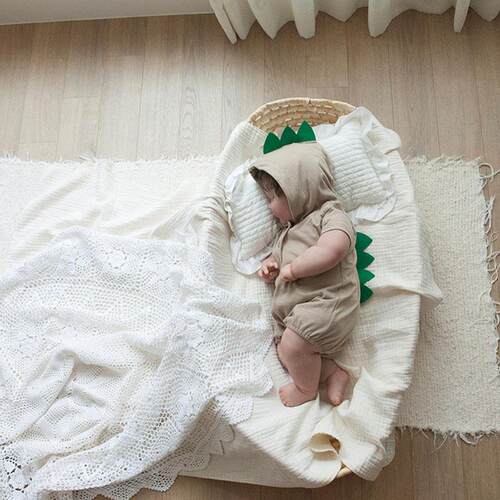 Korean Version Of Newborn Clothes tton Dinosaur Shape Short