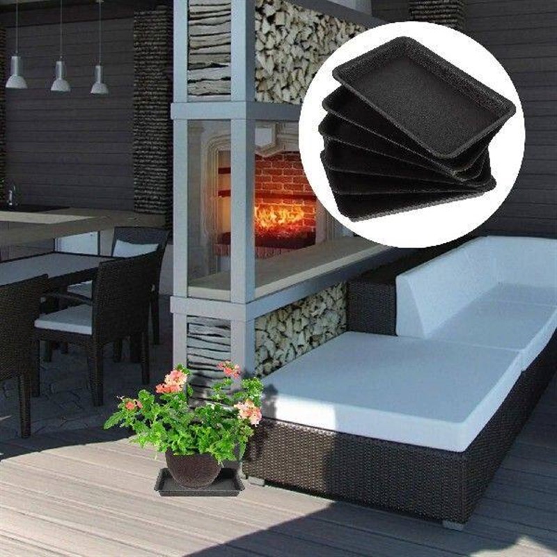 6 Pcs Flower Pot Tray Potting Table Top Plant Planter Water - 实物图